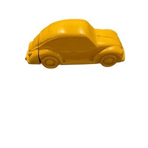 VW Beetle Avon After Shave Container , Glass